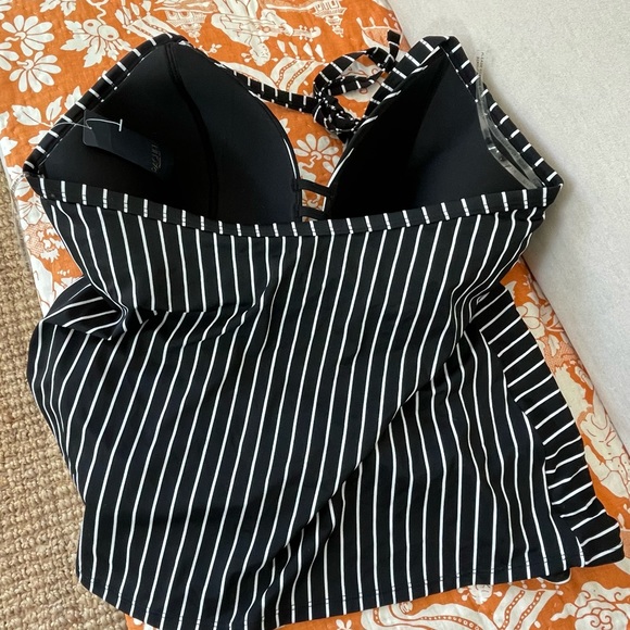 NWT Rachel Roy Striped Tankini Swim Top size 3x - Picture 4 of 6